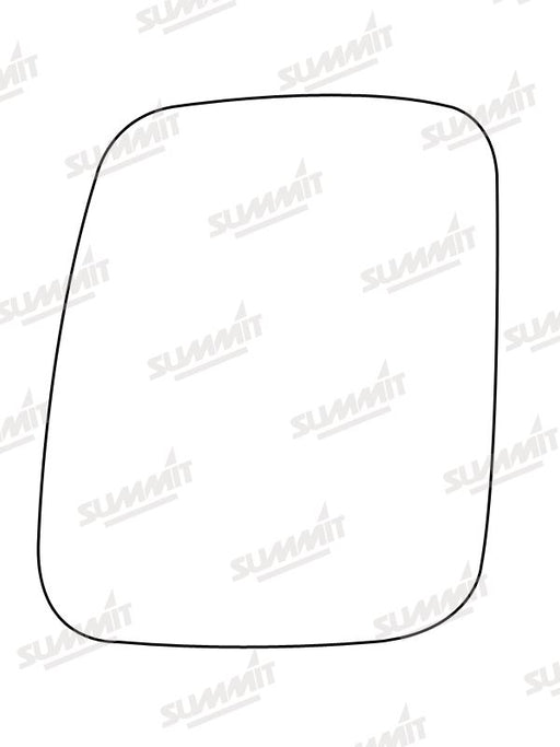 Summit Heated Base Plate With Commercial Mirror Glass fits VW Transporter T4 90 to 03 LHS RHS - Summit Shop