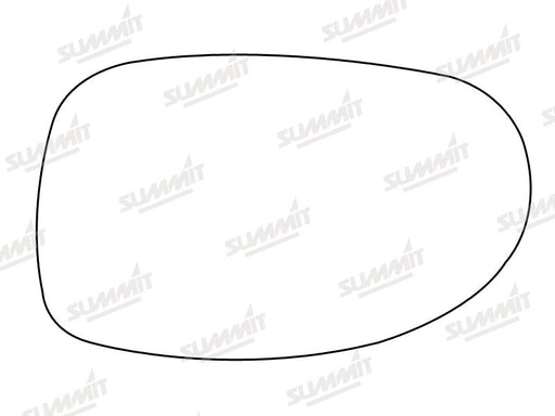 Summit Stick-On Standard Mirror Glass fits Citroen C5 LHS - Summit Shop