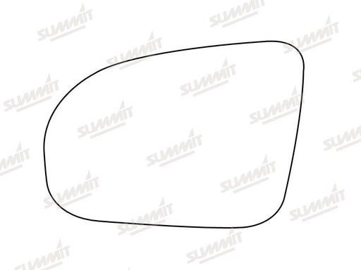 Summit Stick-On Standard Mirror Glass fits Vauxhall Corsa 93 to 00 LHS - Summit Shop