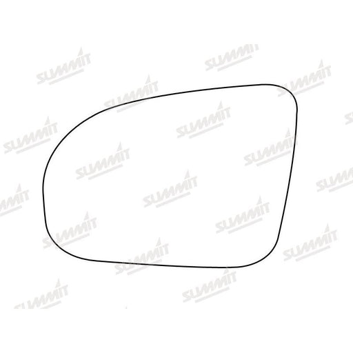 Summit Stick-On Standard Mirror Glass fits Vauxhall Corsa 93 to 00 LHS - Summit Shop