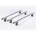 Summit Commercial 3 x Aluminium Fixed Point Roof Bars Rack 1.3m SULC-003 - Summit Shop