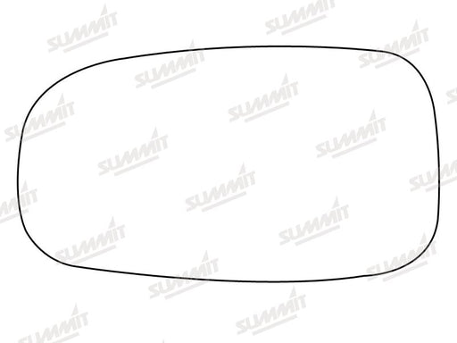 Summit Stick-On Standard Mirror Glass fits Saab 9 - 3 9 - 5 02 to 12 LHS - Summit Shop