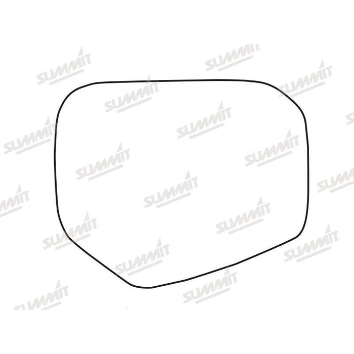 Summit Stick-On Standard Mirror Glass fits Mitsubishi L200 2006 On RHS - Summit Shop