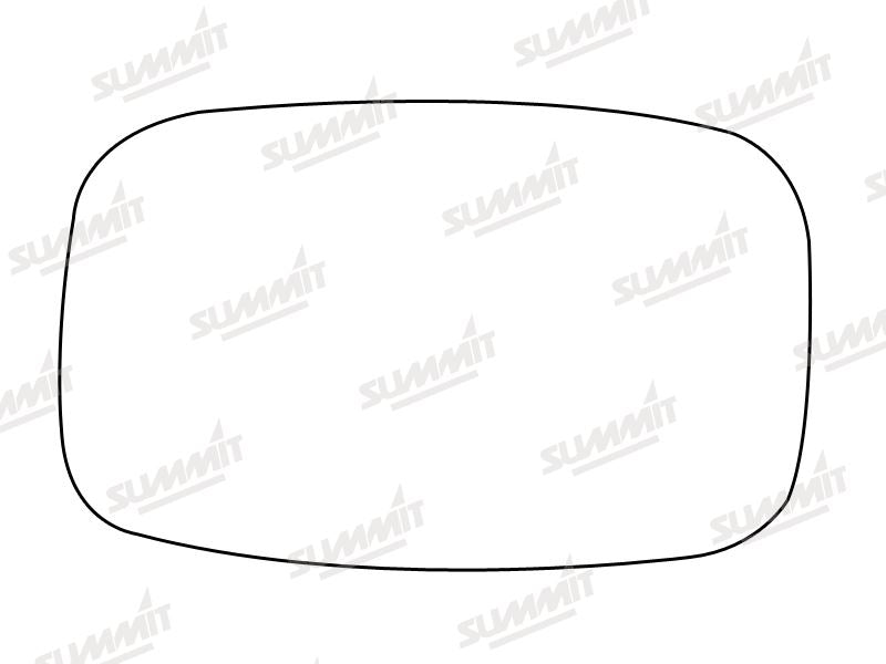 Summit Stick-On Anti Dazzle Mirror Glass fits Rover 800 LHS - Summit Shop