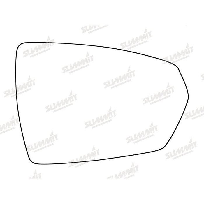 Summit Heated Base Plate With Standard Mirror Glass fits VW Polo 17 on RHS - Summit Shop