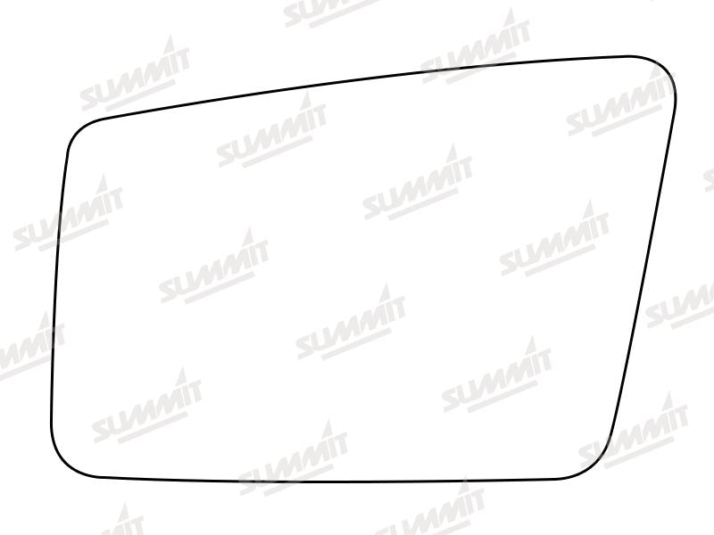 Summit Stick-On Standard Mirror Glass fits Volvo 340 360 LHS - Summit Shop