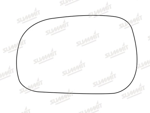 Summit Stick-On Standard Mirror Glass fits Renault Safrane LHS - Summit Shop