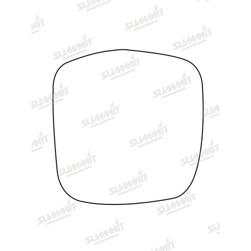 Summit Stick-On Standard Mirror Glass fits Toyota Landcruiser Colorado RHS - Summit Shop