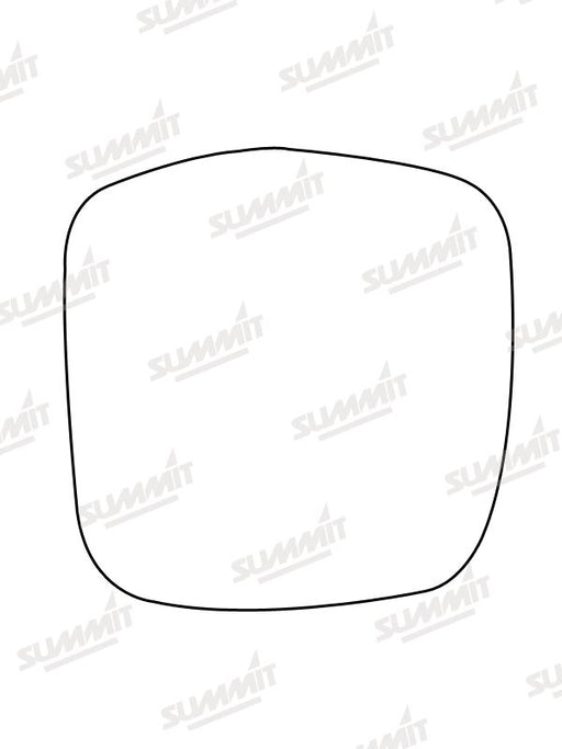 Summit Stick-On Standard Mirror Glass fits Toyota Landcruiser Colorado RHS - Summit Shop