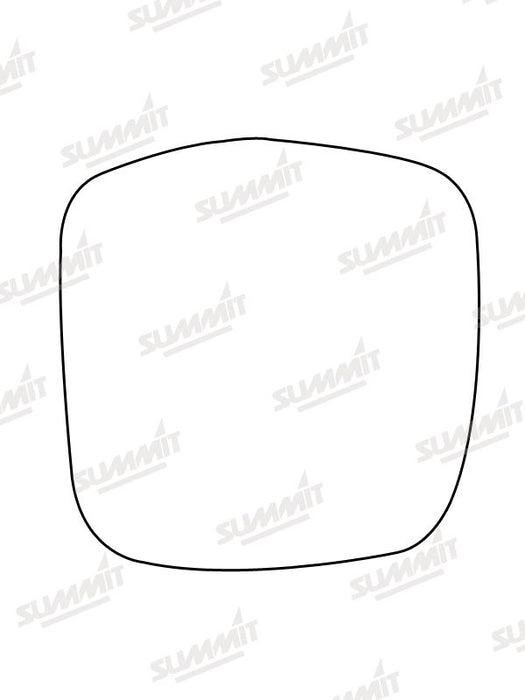 Summit Stick-On Standard Mirror Glass fits Toyota Landcruiser Colorado RHS - Summit Shop