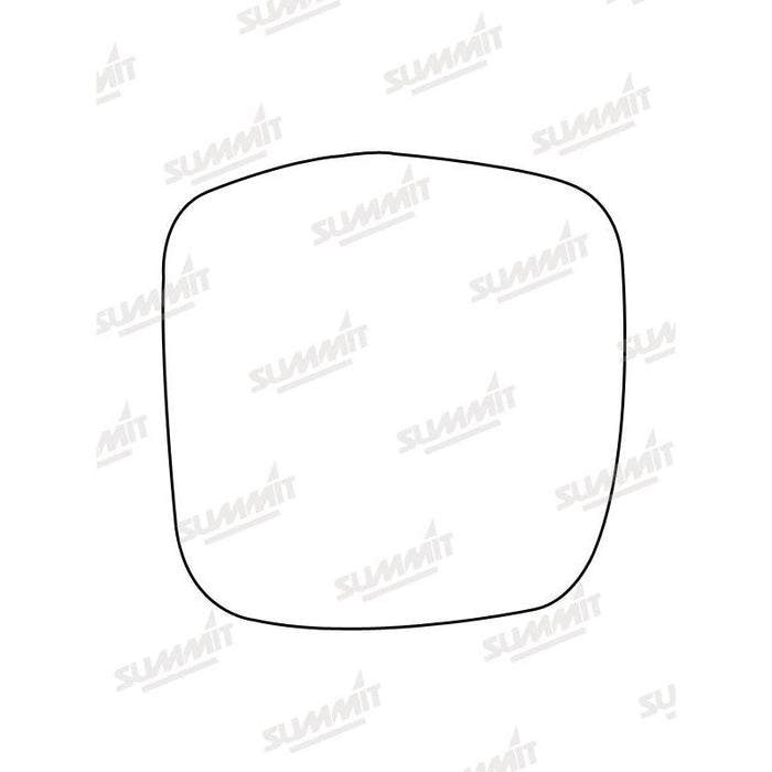 Summit Stick-On Standard Mirror Glass fits Toyota Landcruiser Colorado RHS - Summit Shop