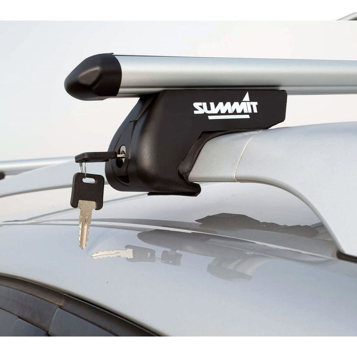 Summit Premium Aluminium Roof Bars fits Kia Sportage 1994-2004 Suv 5-dr with Raised Rails - Summit Shop