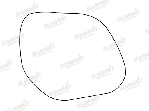 Summit Stick-On Standard Mirror Glass fits Mitsubishi Outlander 07 on RHS - Summit Shop