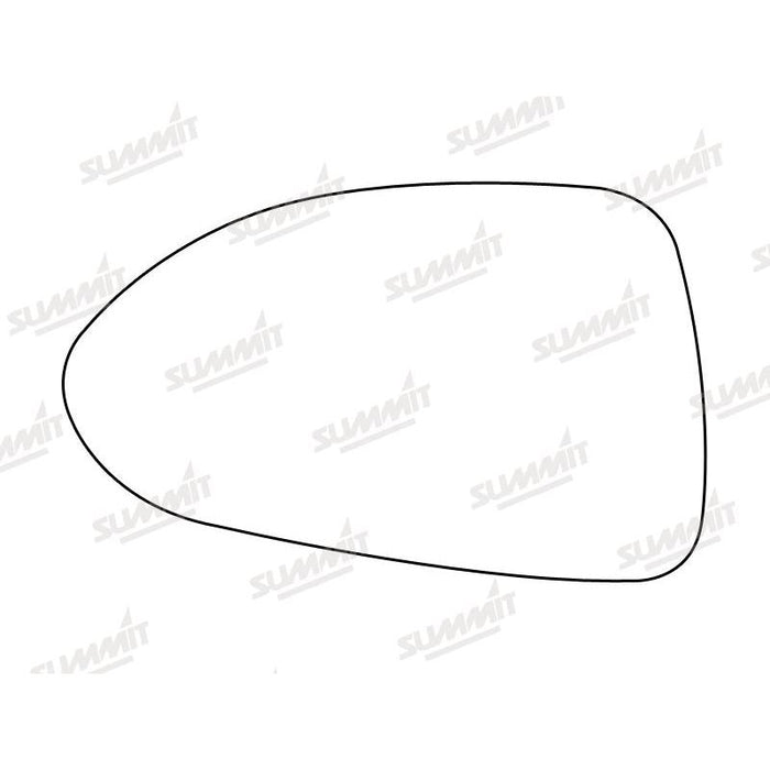 Summit Heated Base Plate With Standard Mirror Glass fits Vauxhall Corsa 06 on LHS - Summit Shop