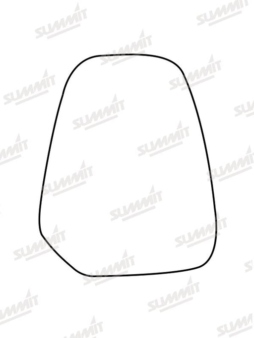 Summit Stick-On Commercial Mirror Glass fits Ford Transit Courier 14 to 17 LHS - Summit Shop