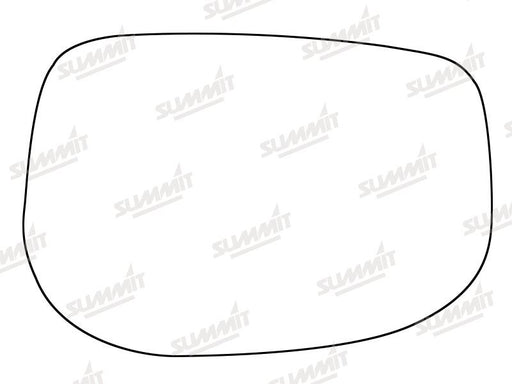 Summit Heated Backing Plate with Standard Glass fits Honda Jazz 09-19 RHS - Summit Shop