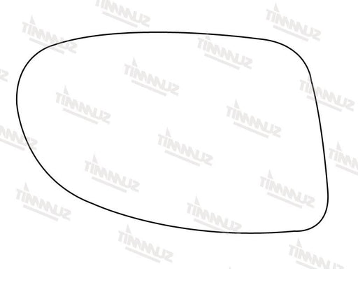 Summit Stick-On Standard Mirror Glass fits Vauxhall Omega RHS - Summit Shop