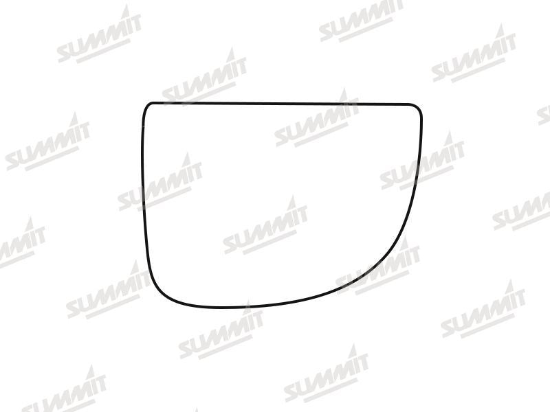 Summit Stick-On Commercial Lower Blind-Spot Mirror Glass fits Iveco Daily 14 on RHS - Summit Shop