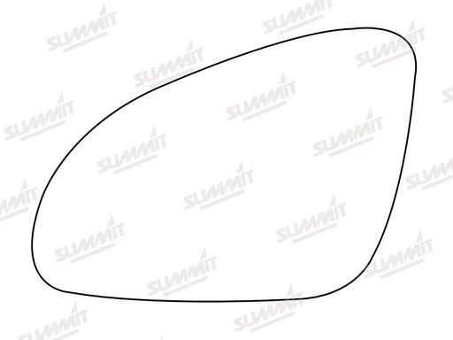 Summit Stick-On Aspheric Mirror Glass fits Vauxhall Insignia Astra J 10 on LHS - Summit Shop