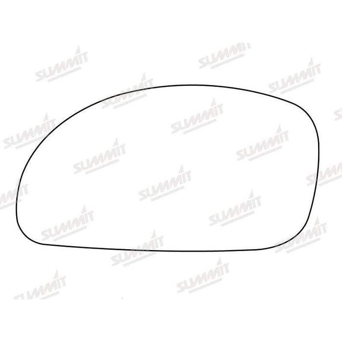 Summit Stick-On Standard Mirror Glass fits Hyundai Lantra LHS - Summit Shop