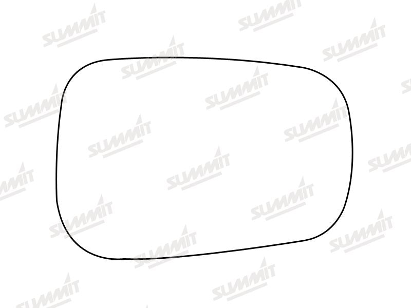 Summit Non-Heated Base Plate With Standard Mirror Glass fits Ford Fiesta, Fusion 02 on LHS - Summit Shop