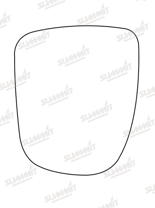 Summit Stick-On Commercial Mirror Glass fits Vauxhall Vivaro, Renault Traffic LHS - Summit Shop