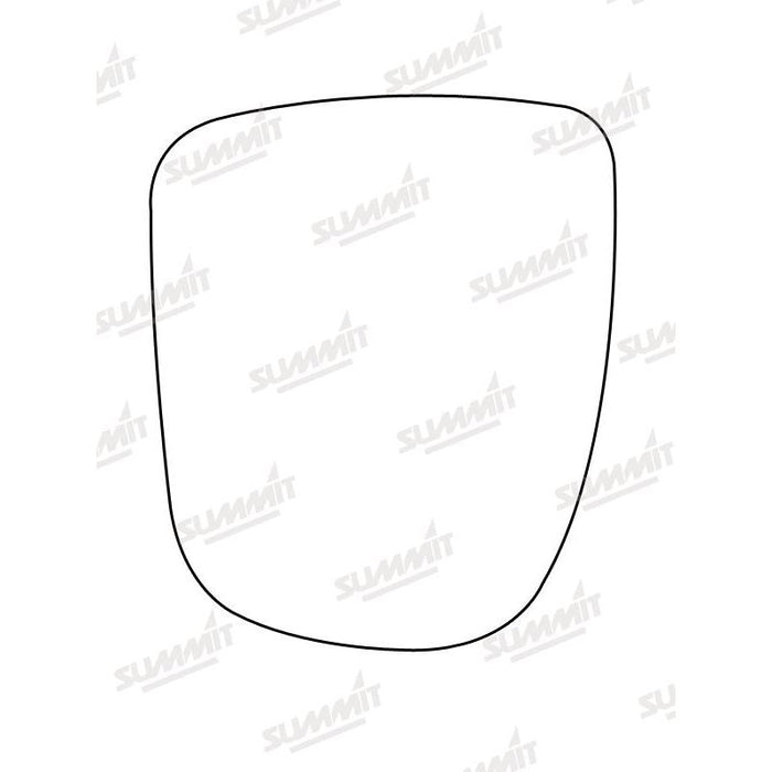Summit Stick-On Commercial Mirror Glass fits Vauxhall Vivaro, Renault Traffic LHS - Summit Shop