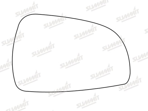 Summit Stick-On Standard Mirror Glass fits Hyundai Matiz 01 on RHS - Summit Shop