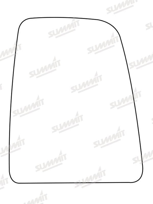 Summit Heated Base Plate With Commercial Mirror Glass fits Ford Transit 14 to 16 RHS - Summit Shop