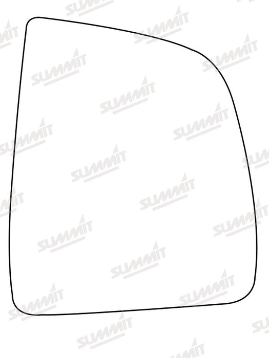 Summit Heated Base Plate With Commercial Mirror Glass fits Fiat Dobl??, Vauxhall Combo RHS - Summit Shop