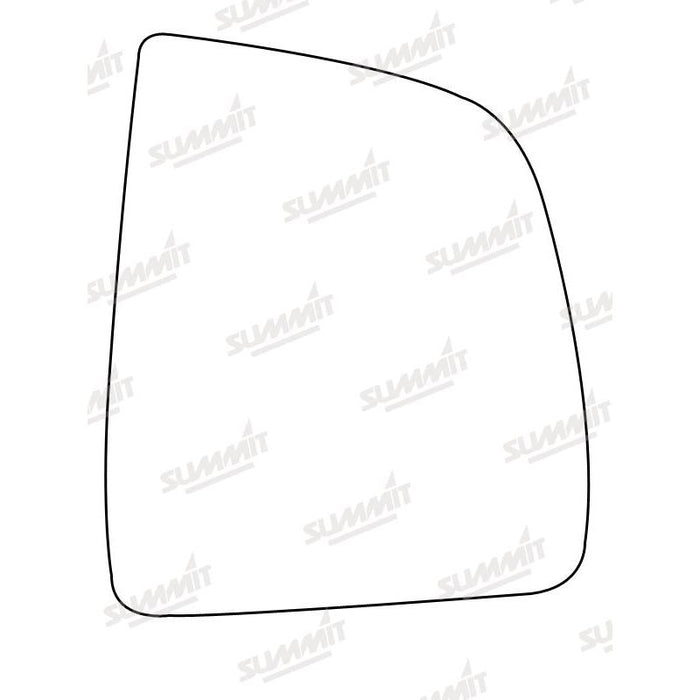 Summit Heated Base Plate With Commercial Mirror Glass fits Fiat Dobl??, Vauxhall Combo RHS - Summit Shop