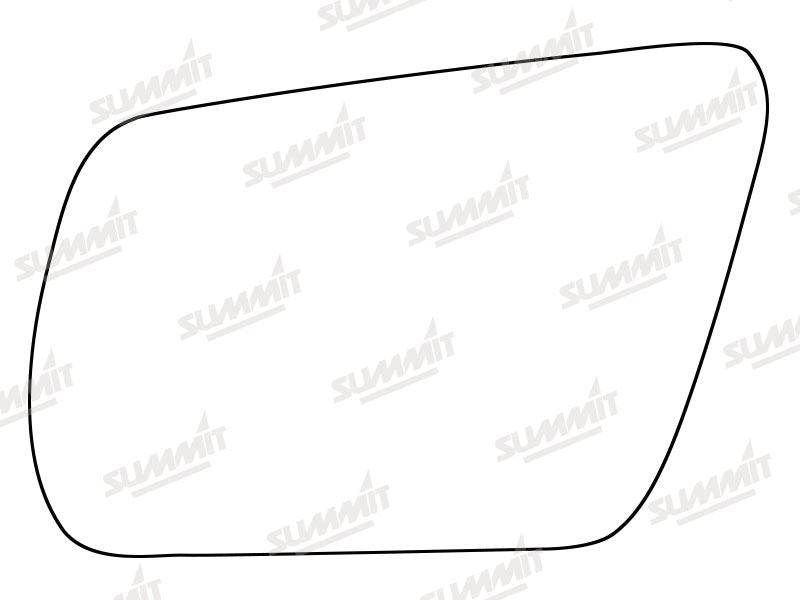 Summit Stick-On Standard Mirror Glass fits Audi A6 Allroad LHS - Summit Shop