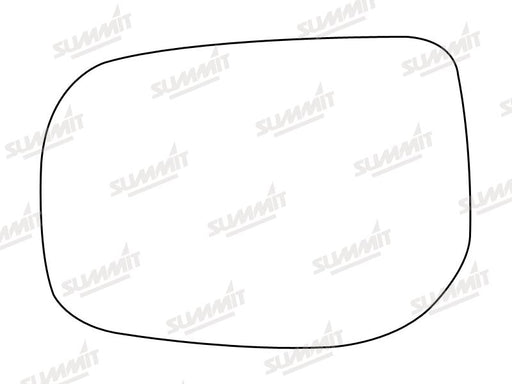 Summit Stick-On Standard Mirror Glass fits Toyota Auris 07 on LHS - Summit Shop