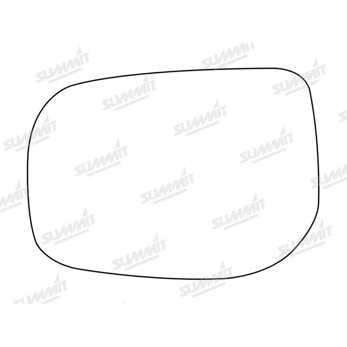 Summit Stick-On Standard Mirror Glass fits Toyota Auris 07 on LHS - Summit Shop