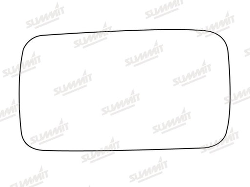 Summit Stick-On Standard Mirror Glass fits Fiat Uno 45 LHS RHS - Summit Shop