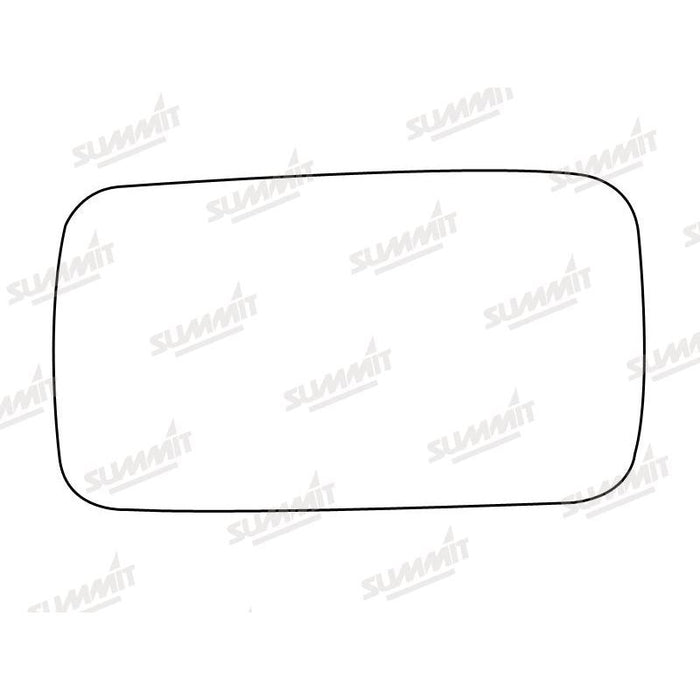 Summit Stick-On Standard Mirror Glass fits Fiat Uno 45 LHS RHS - Summit Shop