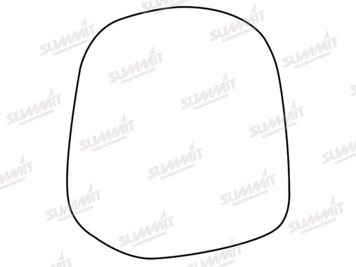 Summit Stick-On Standard Mirror Glass fits Toyota Landcruiser 09 to 15 LHS - Summit Shop