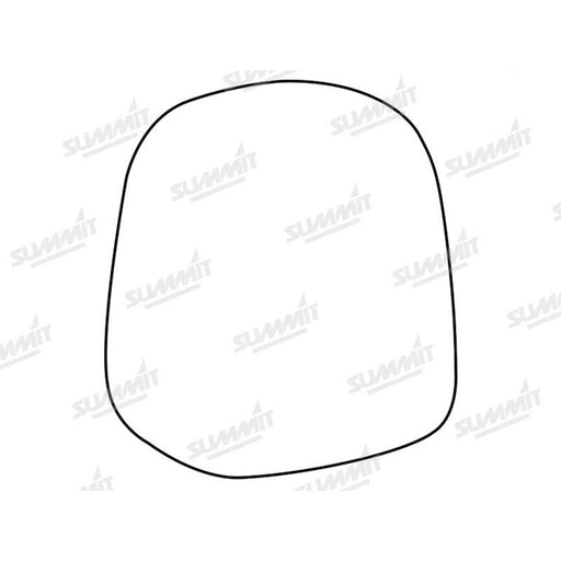 Summit Stick-On Standard Mirror Glass fits Toyota Landcruiser 09 to 15 LHS - Summit Shop