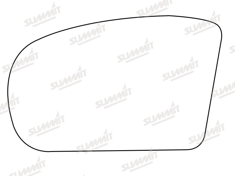 Summit Heated Base Plate With Blind Spot Mirror Glass fits Merc C Class / E Class LHS - Summit Shop