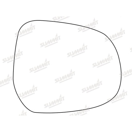 Summit Heated Base Plate With Standard Mirror Glass fits Vauxhall Agila 08 on Suzuki Splash 08 on RHS - Summit Shop