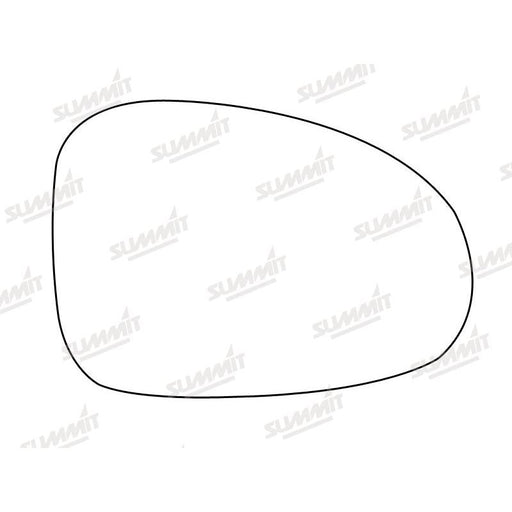 Summit Stick-On Standard Mirror Glass fits Daewoo Matiz RHS - Summit Shop