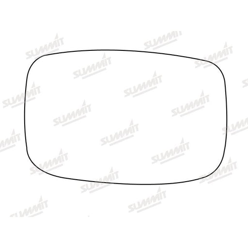 Summit Stick-On Standard Mirror Glass fits Ford Escort LHS - Summit Shop