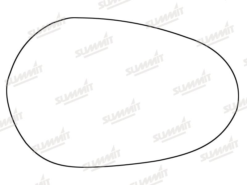 Summit Stick-On Standard Mirror Glass fits Lancia Ypsilon LHS & RHS - Summit Shop