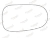 Summit Stick-On Standard Mirror Glass fits Nissan Almera 00 on LHS RHS - Summit Shop