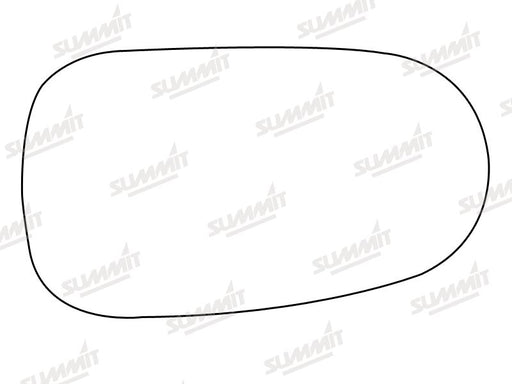 Summit Stick-On Standard Mirror Glass fits Nissan Almera 00 on LHS RHS - Summit Shop