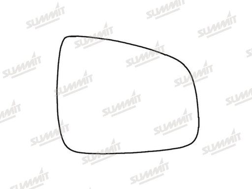 Summit Heated Base Plate With Standard Mirror Glass fits Dacia Duster 14 on RHS - Summit Shop