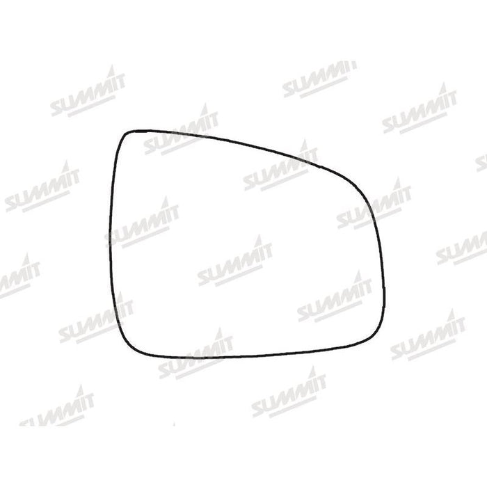 Summit Heated Base Plate With Standard Mirror Glass fits Dacia Duster 14 on RHS - Summit Shop