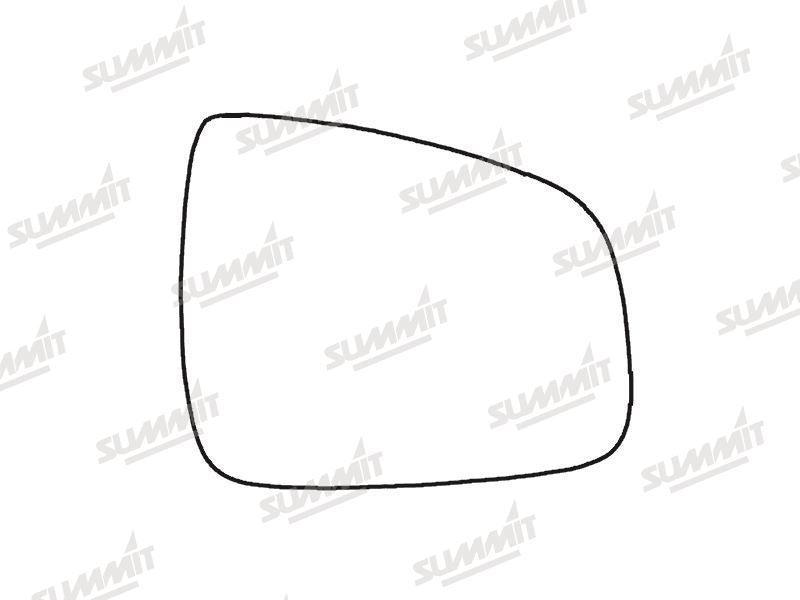 Summit Heated Base Plate With Standard Mirror Glass fits Dacia Duster 14 on RHS - Summit Shop
