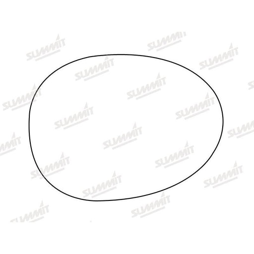 Summit Stick-On Standard Mirror Glass fits Peugeot 107 05 on RHS - Summit Shop