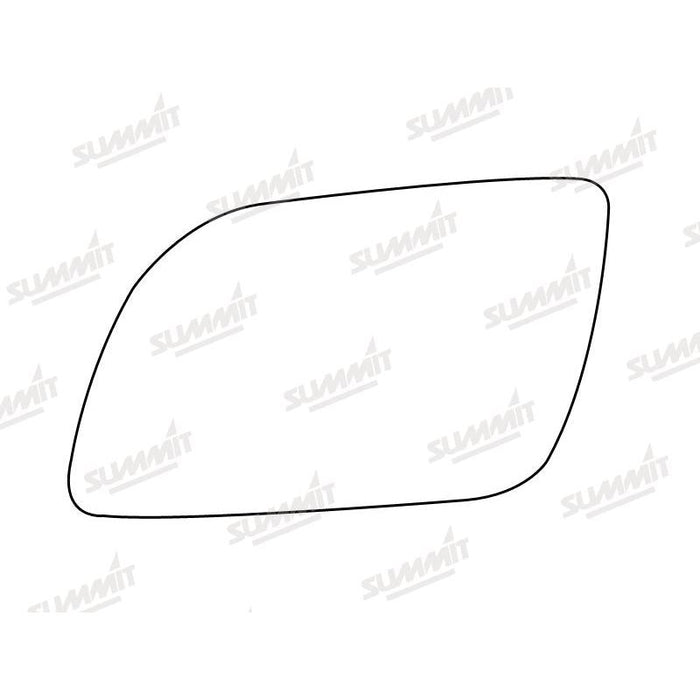 Summit Stick-On Standard Mirror Glass fits VW Polo 02 to 05 LHS - Summit Shop